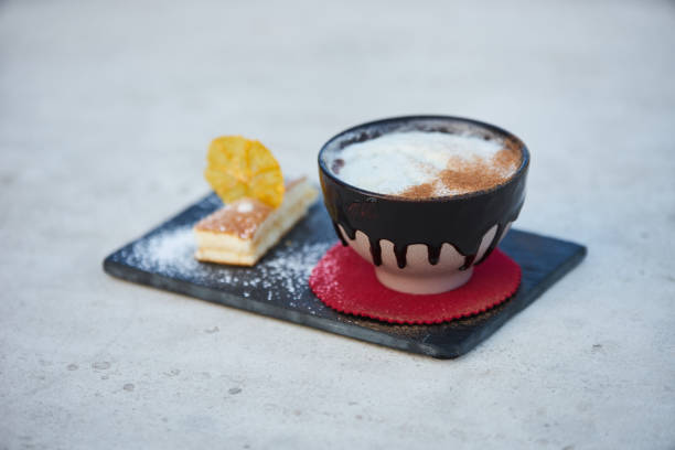 istock Apple pie flavor cocktail with spices and vanilla ice cream 964916310