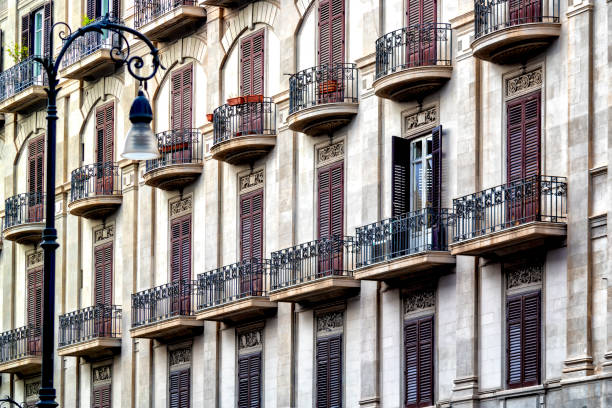 istock Old Italian building with balconies 964919858