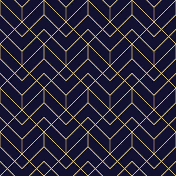 ilustrações, clipart, desenhos animados e ícones de sem costura padrão geométrico  - pattern backgrounds blue black