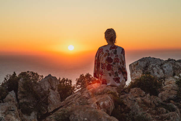 istock Sunset girl, Navagio, Zakynthos, Greece 964921404