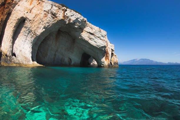 istock Exporing the blue caves on Zakynthos, Greece 964921720