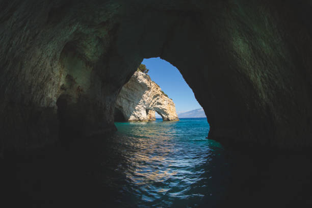 istock Exporing the blue caves on Zakynthos, Greece 964921810