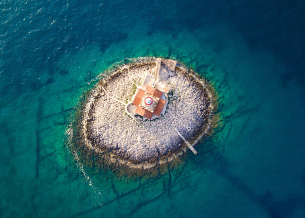 Lighthouse in Sucuraj on Hvar island, Croatia