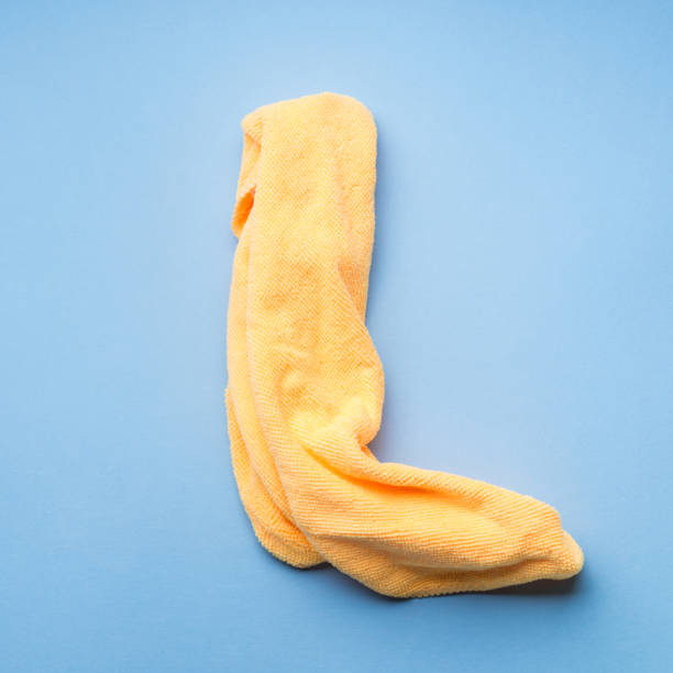 istock Letter L made with cleaning cloth 964930404