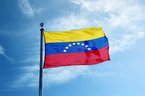 istock Venecuela flag on the mast 964941542