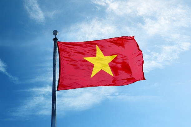 istock Viatnam flag on the mast 964941578