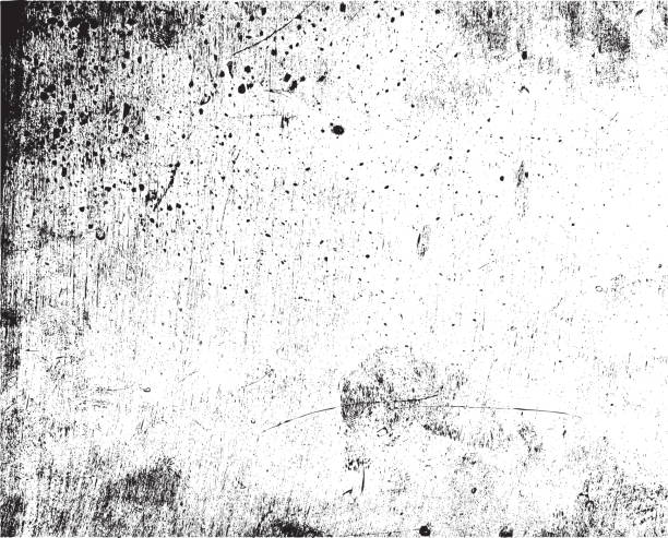 ilustrações, clipart, desenhos animados e ícones de textura de fundo vector grunge - backgrounds dirty dark abstract