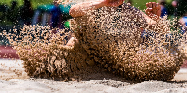 istock long jump in track and field 964948542