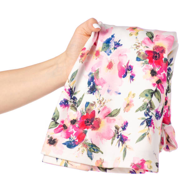 istock A floral cloth dress in hand 964967128