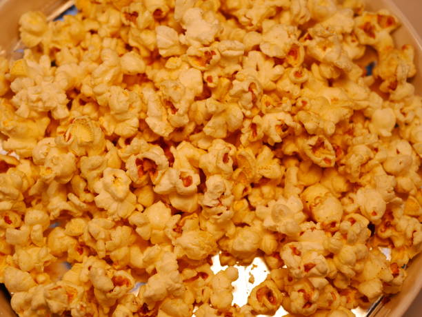 Popcorn in cardboard box