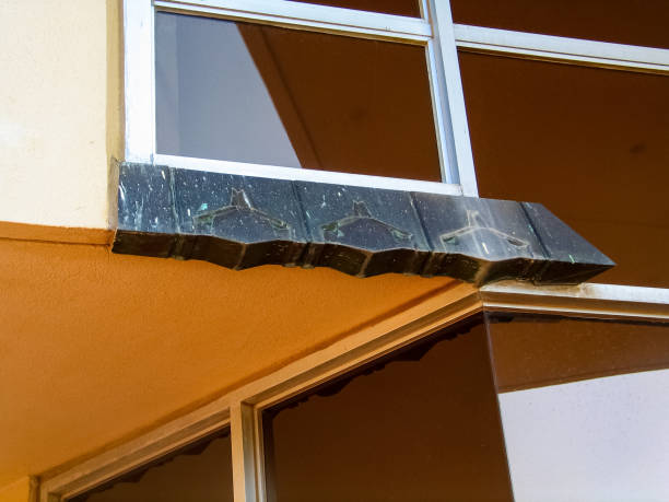 istock Art Deco architectural detail with marble and stucco 964985408