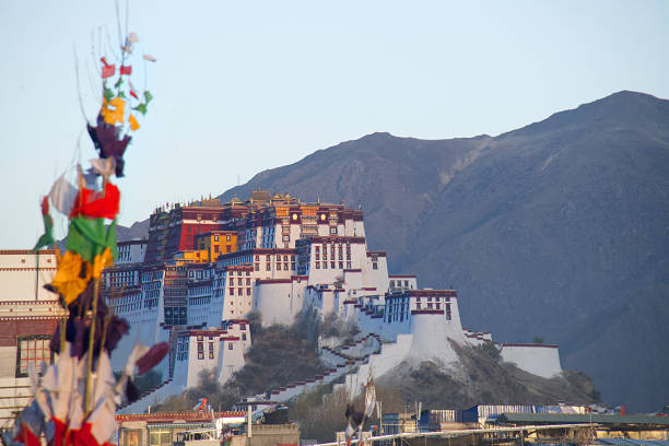 istock Potala Palace and Prayer Flags B 964998566