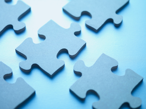 Jigsaw puzzle pieces