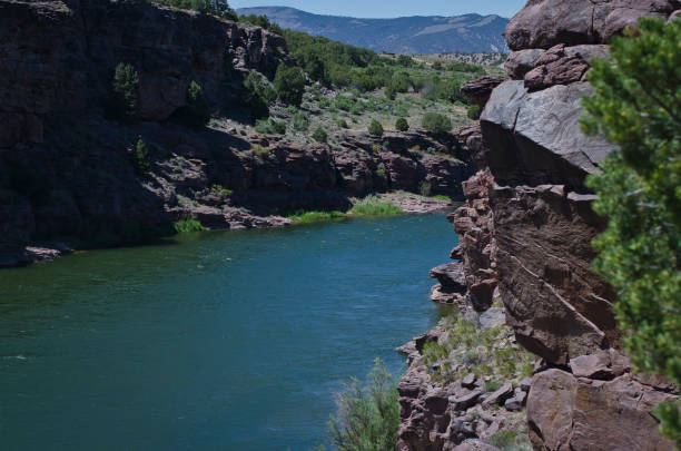 istock Looking down the rocky green river canyon 965024076
