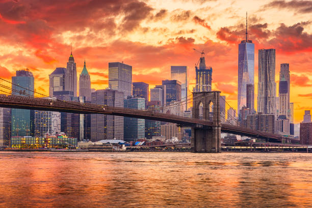 istock New York City Sunset Skyline 965049254