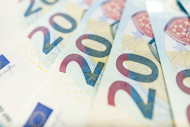 istock Euro money: closeup of banknotes and coins 965117216