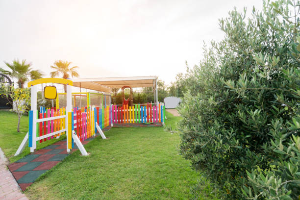 istock Children's playground in resort hotel 965117222
