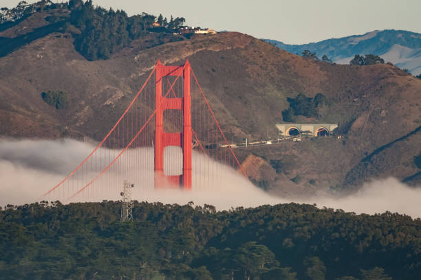 istock Fog on the Golden Gate bridge 965117824