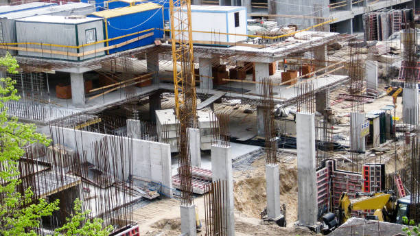 istock construction of the residential building 965131596