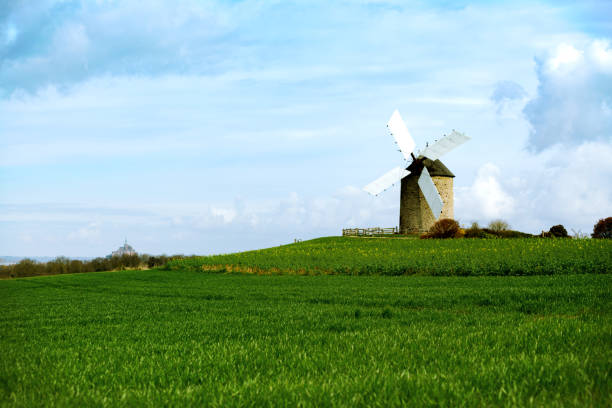istock old traditional normandian windmill at the field 965139850