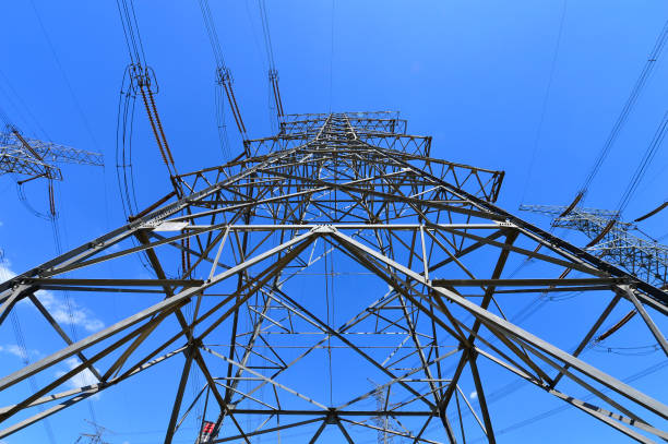 istock The power supply facilities of contour in the evening 965185202