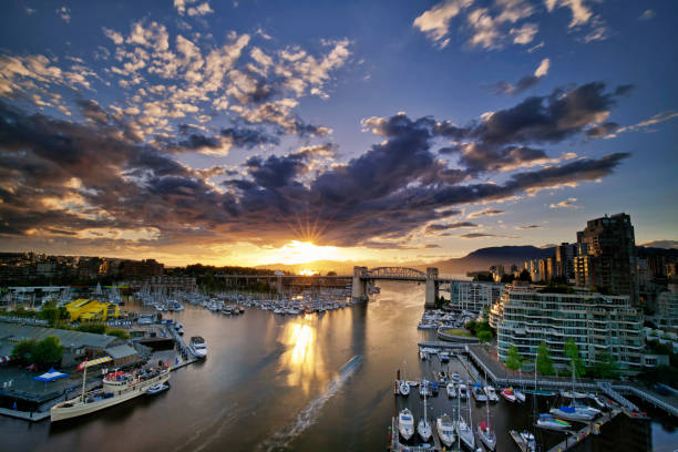 istock Granville island at sunset, Vancouver, Canada 965215296