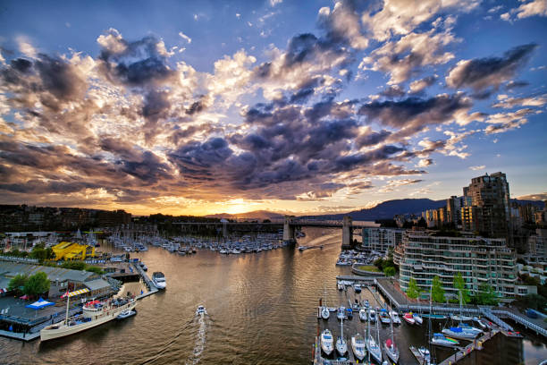istock Granville island at sunset, Vancouver, Canada 965215298