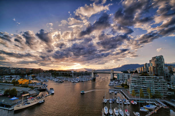 istock Granville island at sunset, Vancouver, Canada 965215308