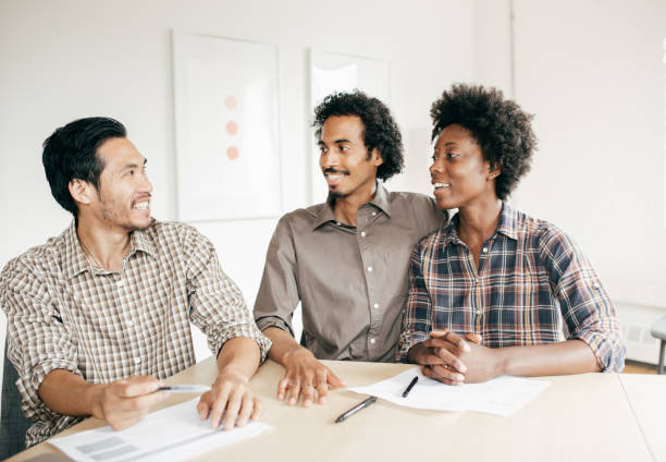 istock Organizing a marketing team 965217606