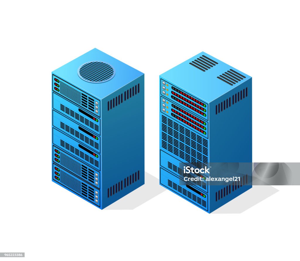 Web Server Computer Stock Illustration - Download Image Now - Business ...