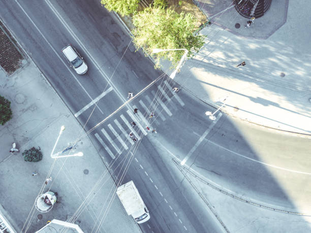 istock aerial crosswalk in the city top down view 965226110