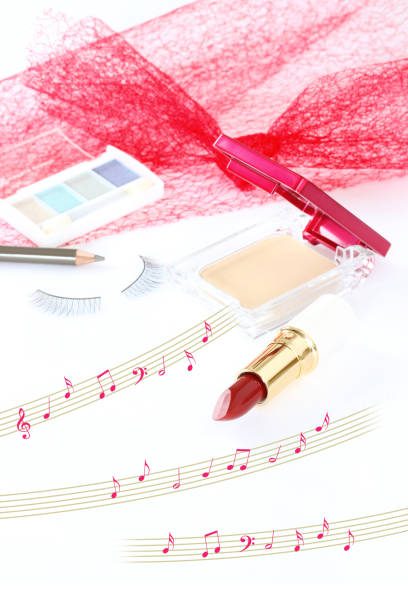 istock Cosmetic  and red tulle 965229124