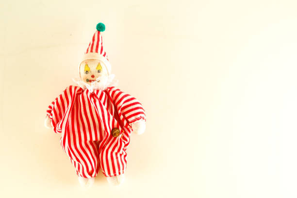 istock Pierrot toy doll on white background 965236212