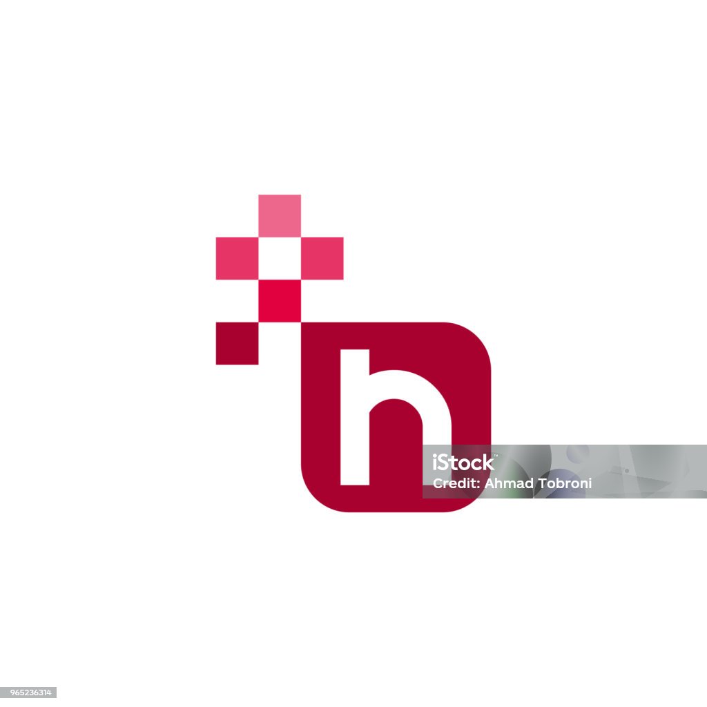 H Font Vector H Font Vector Template Design Stock Illustration - Download Image Now ...