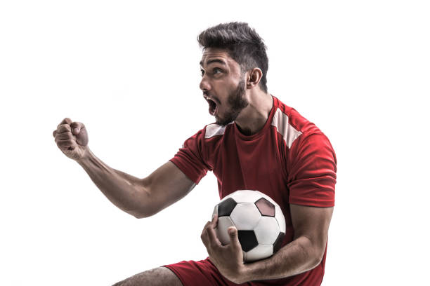 istock Fan / Sport Latino Player on red uniform 965241194