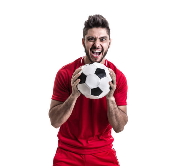 istock Fan / Sport Latino Player on red uniform 965241200