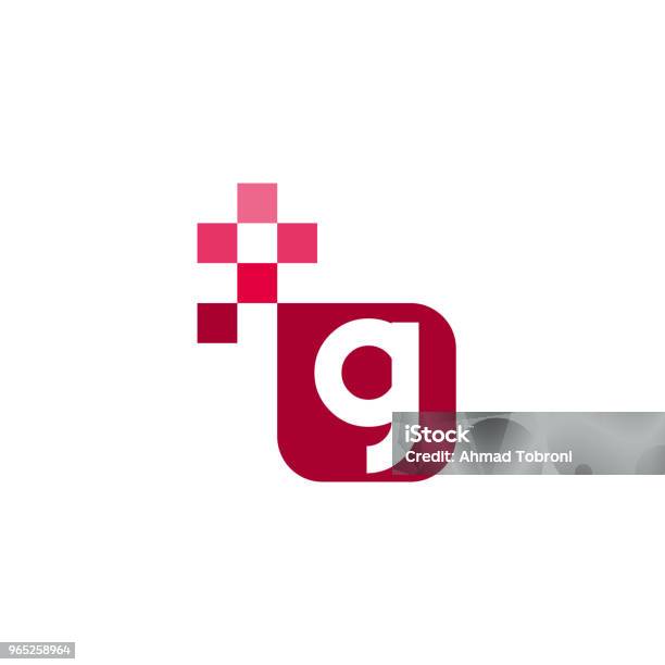 G Text Vector G Font Vector Template Design Stock Illustration - Download Image Now ...