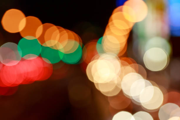 istock background. Festive abstract background with bokeh defocused lights 965262420