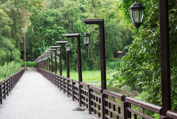 istock beautiful bridge and Reservoir 965270522