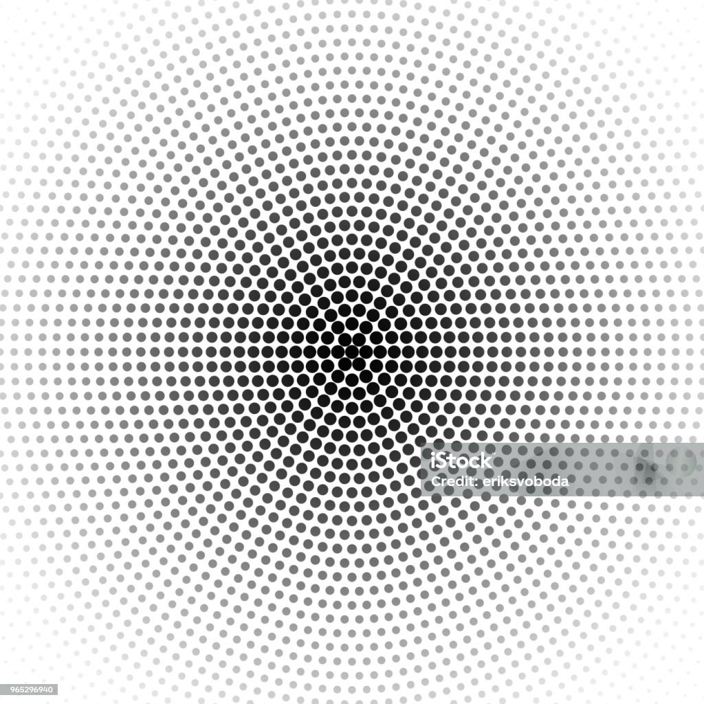 Textura Reticula Vetores de Retícula De Gradiente Radial Fundo De Pontos Padrão De Vetor ...