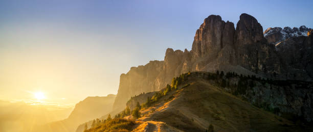 istock Dolomites, Italy Landscape at Passo Gardena. 965316828