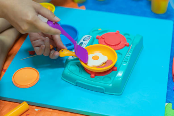 istock Educational play model toys for kid creative for toddlers concept. 965317192