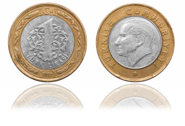 istock One lira coin. Turkey. 2012 965322394