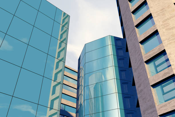 istock Modern skyscrapers, office buildings in business district 965330648