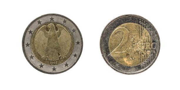 istock Old and used 2 Euro coin 965360718