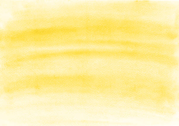 istock Beautiful uniform yellow watercolor background for any needs. Canvas for cover, template for layout, graphic design and web, banners. 965361158