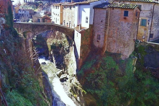 Ciuffenna creek, Loro Ciuffenna, Tuscany, Italy