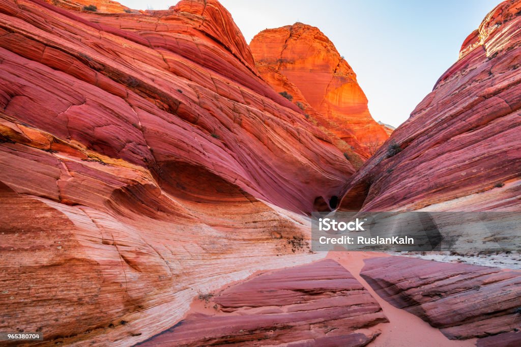 The Wave Arizona The Wave, Arizona, Canyon Rock Formation. Vermillion Cliffs, Paria Canyon State Park in the United States. Arizona Stock Photo