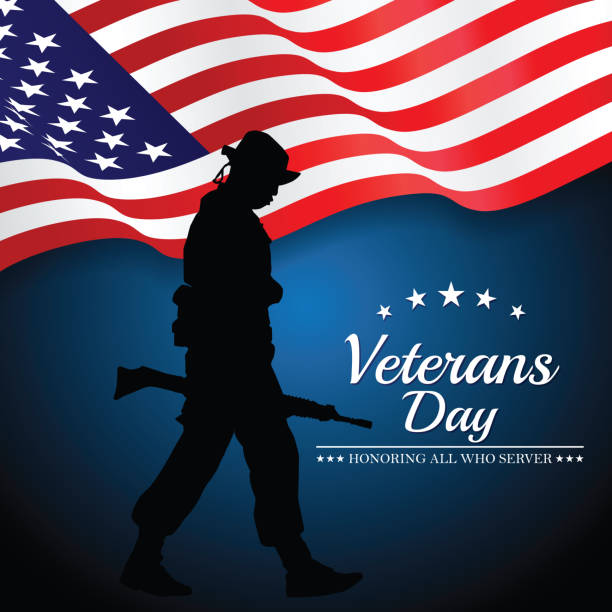 Print Veterans Day. Vector illustration memorial day weekend stock illustrations