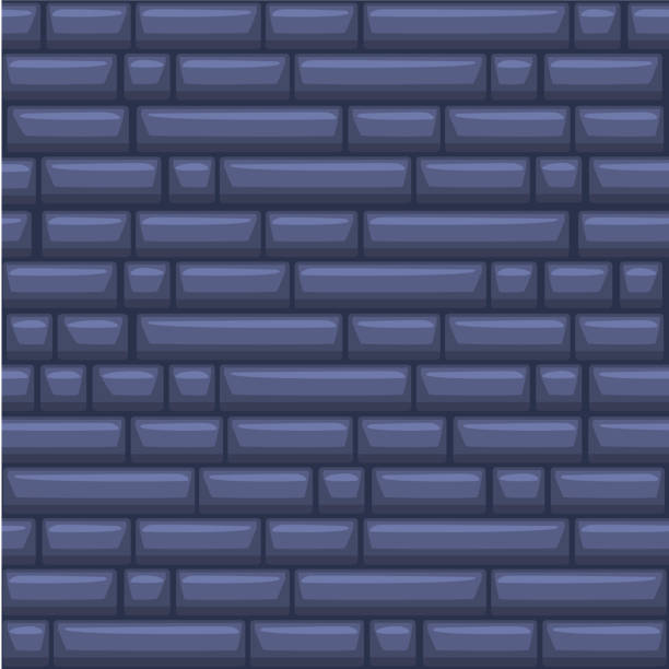 nahtlose textur blaue stein wand platzieren - cement backgrounds building exterior color image stock-grafiken, -clipart, -cartoons und -symbole